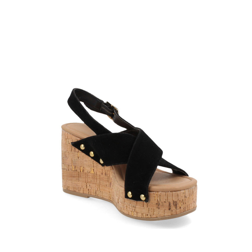 Sandalia Casual Trender color Negro para Mujer