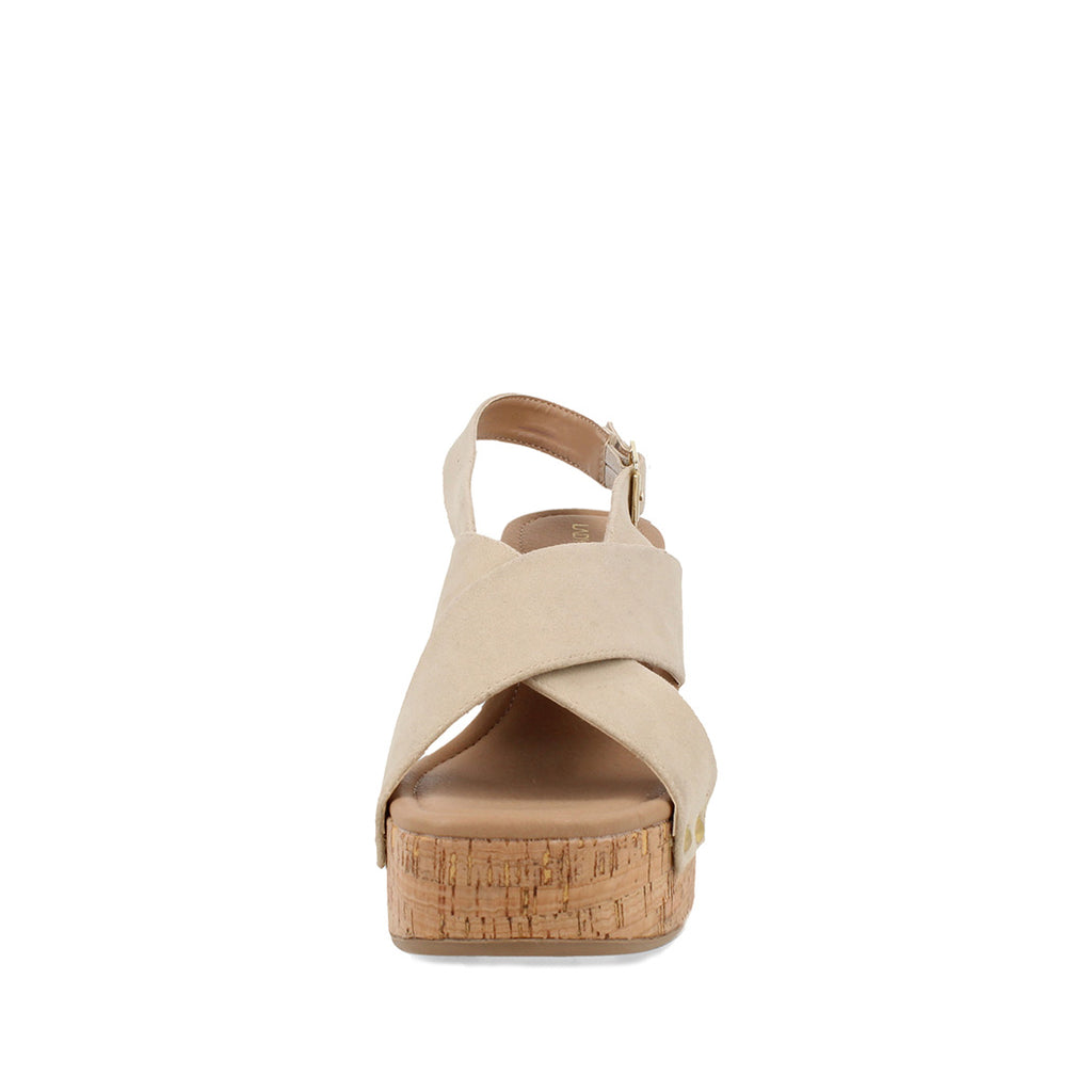 Sandalia Casual Trender color Neutro para Mujer