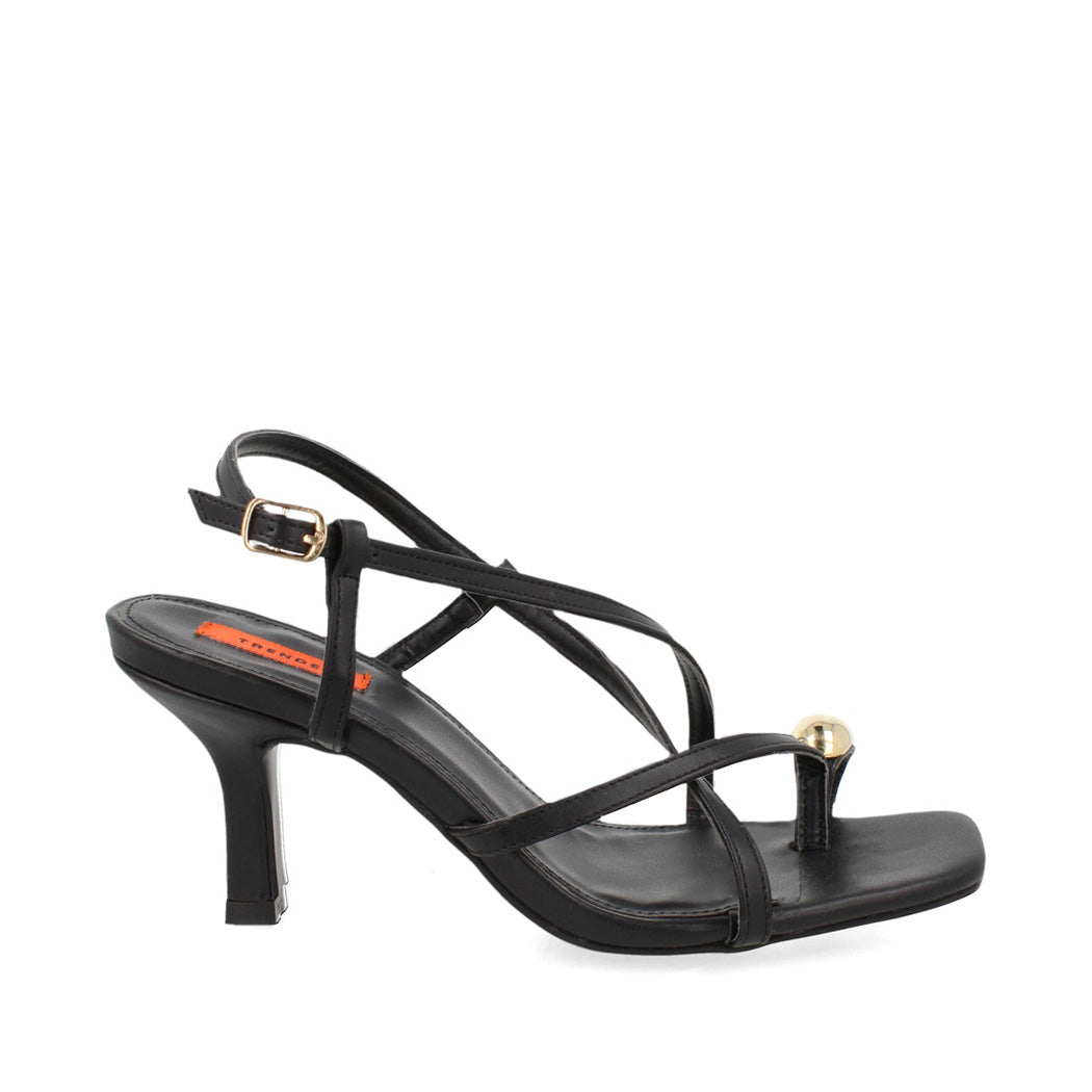 Sandalia Casual Trender color Negro para Mujer
