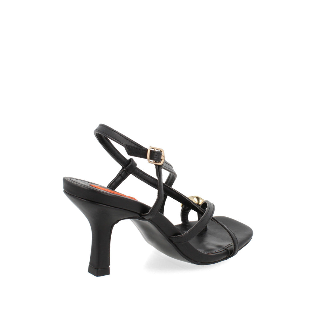 Sandalia Casual Trender color Negro para Mujer