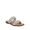 Sandalia Casual Trender color Plata para Mujer