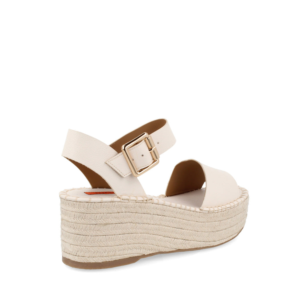 Alpargata Casual Trender color Hueso para Mujer