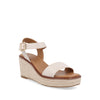 Sandalia Casual con plataforma Trender color Latte para Mujer