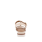 Sandalia Casual Trender color Hueso para Mujer