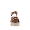 Sandalia Casual Trender color Miel para Mujer