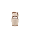 Sandalia Casual Trender color Hueso para Mujer