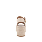 Sandalia Casual Trender color Hueso para Mujer