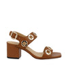 Sandalia Casual Trender color Miel para Mujer