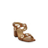 Sandalia Casual Trender color Miel para Mujer