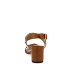 Sandalia Casual Trender color Miel para Mujer