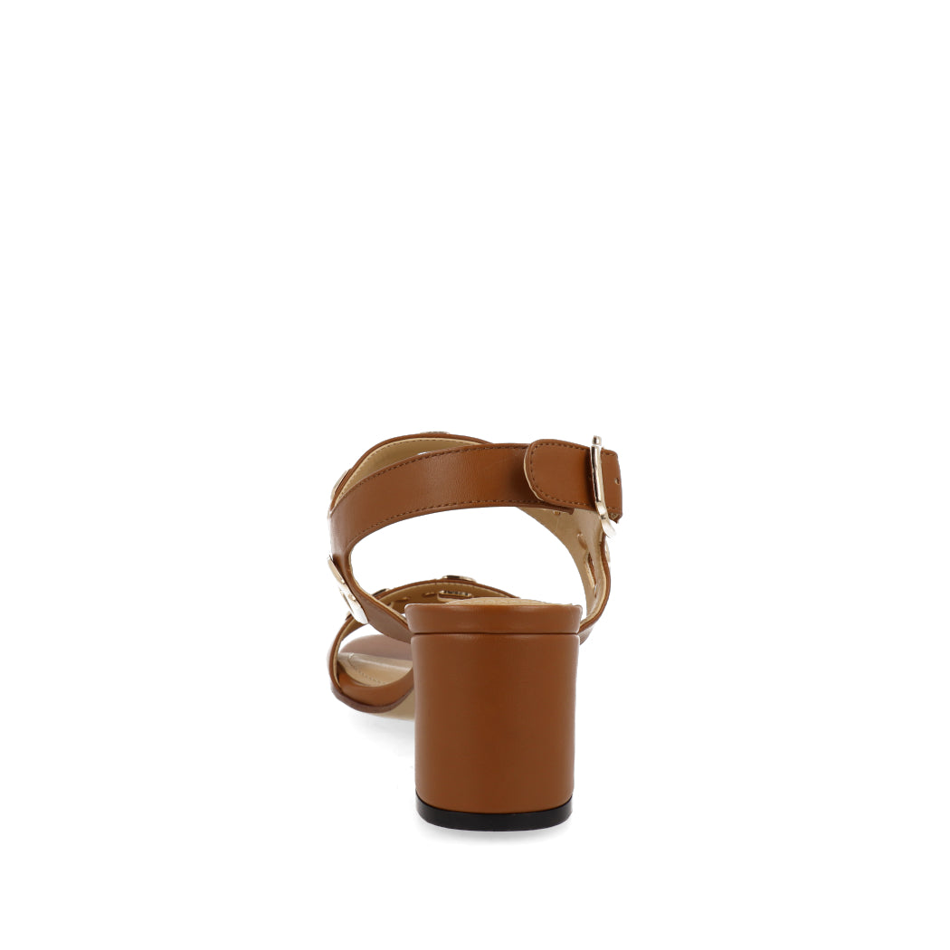 Sandalia Casual Trender color Miel para Mujer