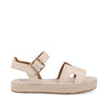 Sandalia Casual Trender color Hueso para Mujer