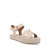 Sandalia Casual Trender color Hueso para Mujer