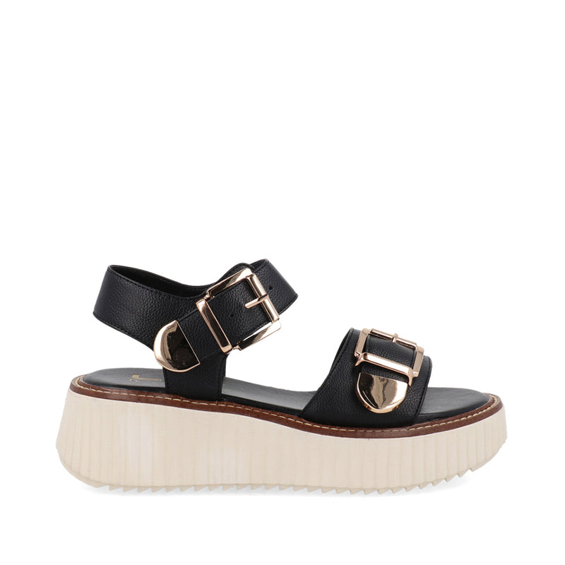 Sandalia Casual Trender color Negro para Mujer