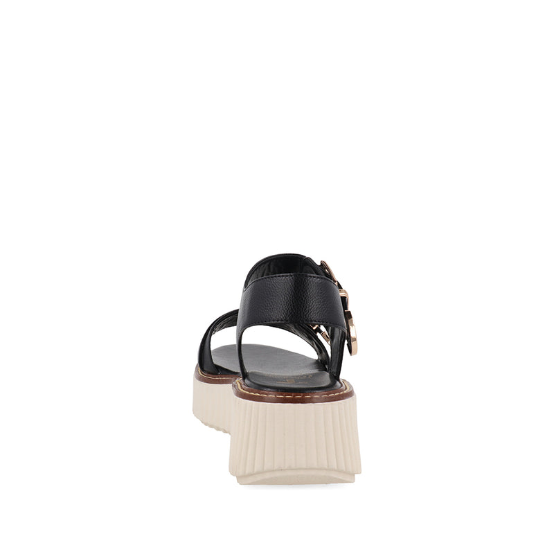 Sandalia Casual Trender color Negro para Mujer