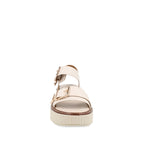Sandalia Casual Trender color Hueso para Mujer