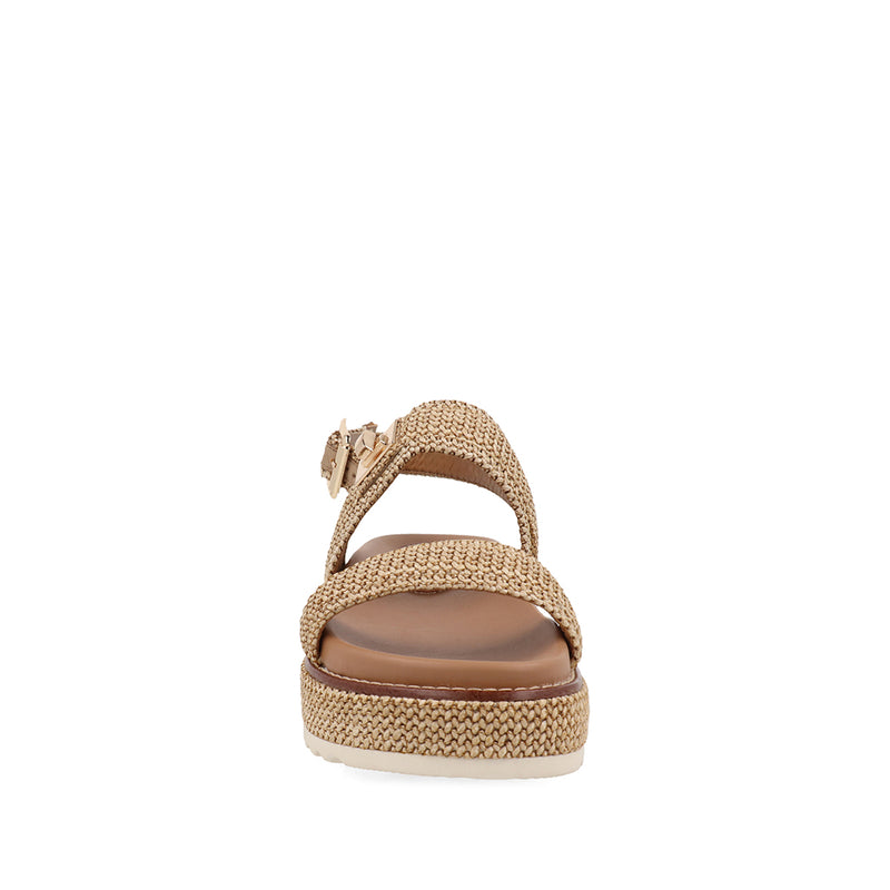 Sandalia Casual Trender color Camel para Mujer