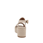 Sandalia Casual con plataforma Trender color Latte para Mujer