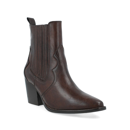 Botin Casual Trender color Moka para Mujer