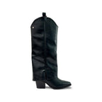 Bota Casual Trender color Negro para Mujer