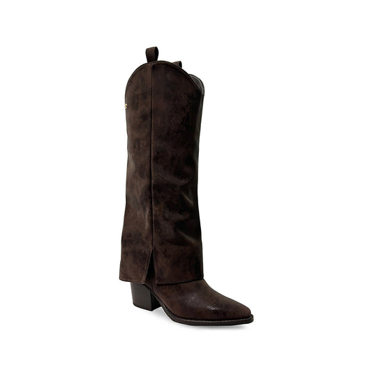 Bota Casual Trender color Cafe para Mujer