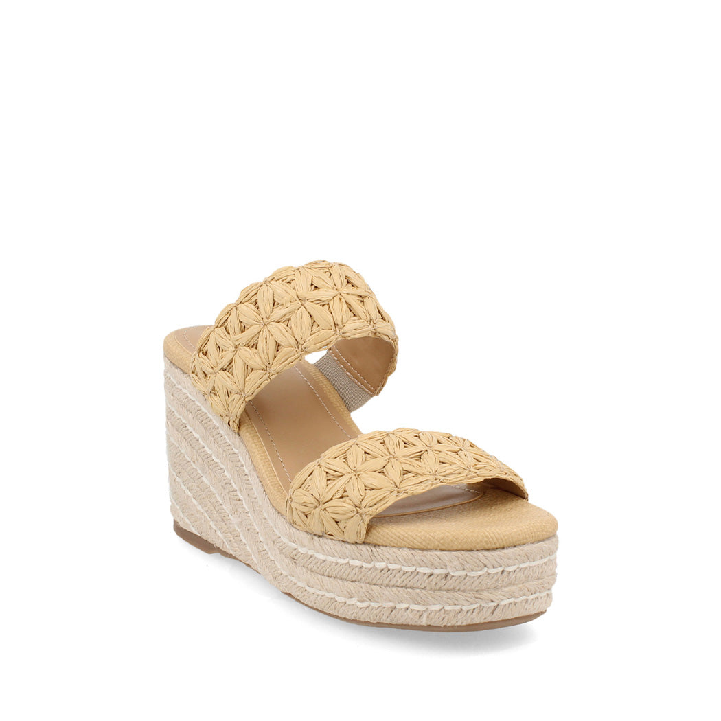 Sandalia Casual Trender color Beige para Mujer