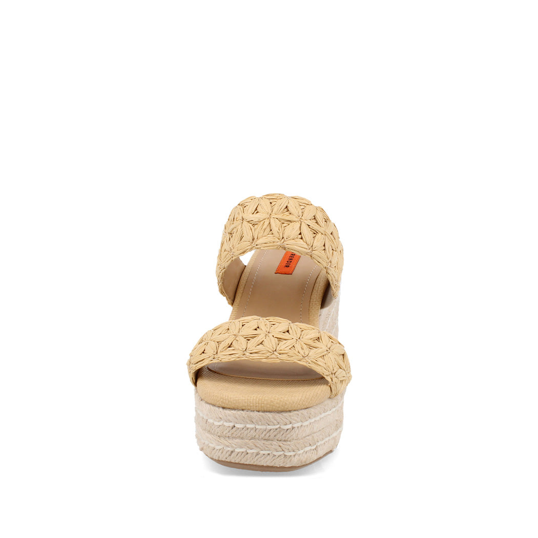 Sandalia Casual Trender color Beige para Mujer