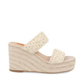 Sandalia Casual Trender color Hueso para Mujer