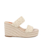 Sandalia Casual Trender color Hueso para Mujer