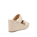 Sandalia Casual Trender color Hueso para Mujer