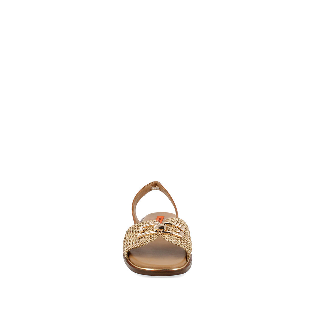 Sandalia Casual Trender color Camel para Mujer