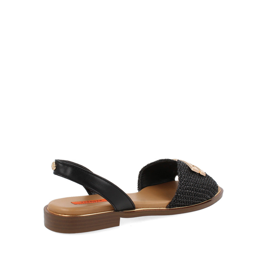 Sandalia Casual Trender color Negro para Mujer