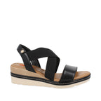 Sandalia Casual Trender color Negro para Mujer