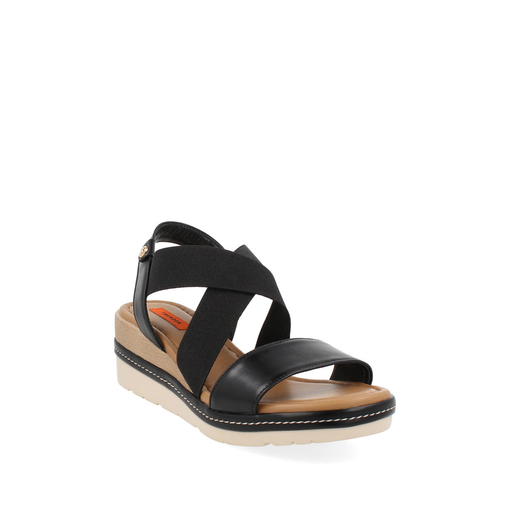 Sandalia Casual Trender color Negro para Mujer