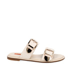 Sandalia Casual Trender color Hueso para Mujer