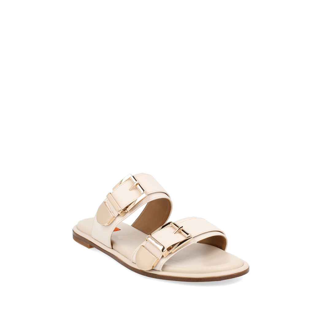 Sandalia Casual Trender color Hueso para Mujer
