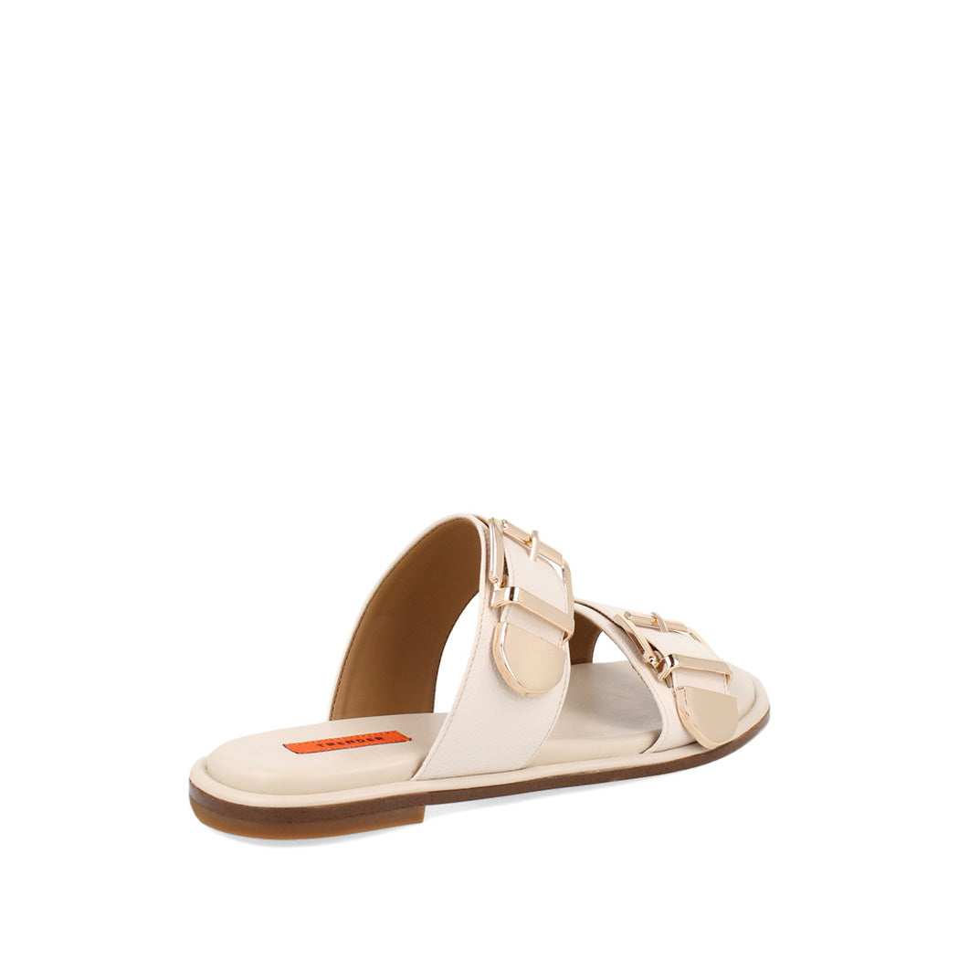 Sandalia Casual Trender color Hueso para Mujer