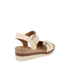 Sandalia Casual Trender color Hueso para Mujer