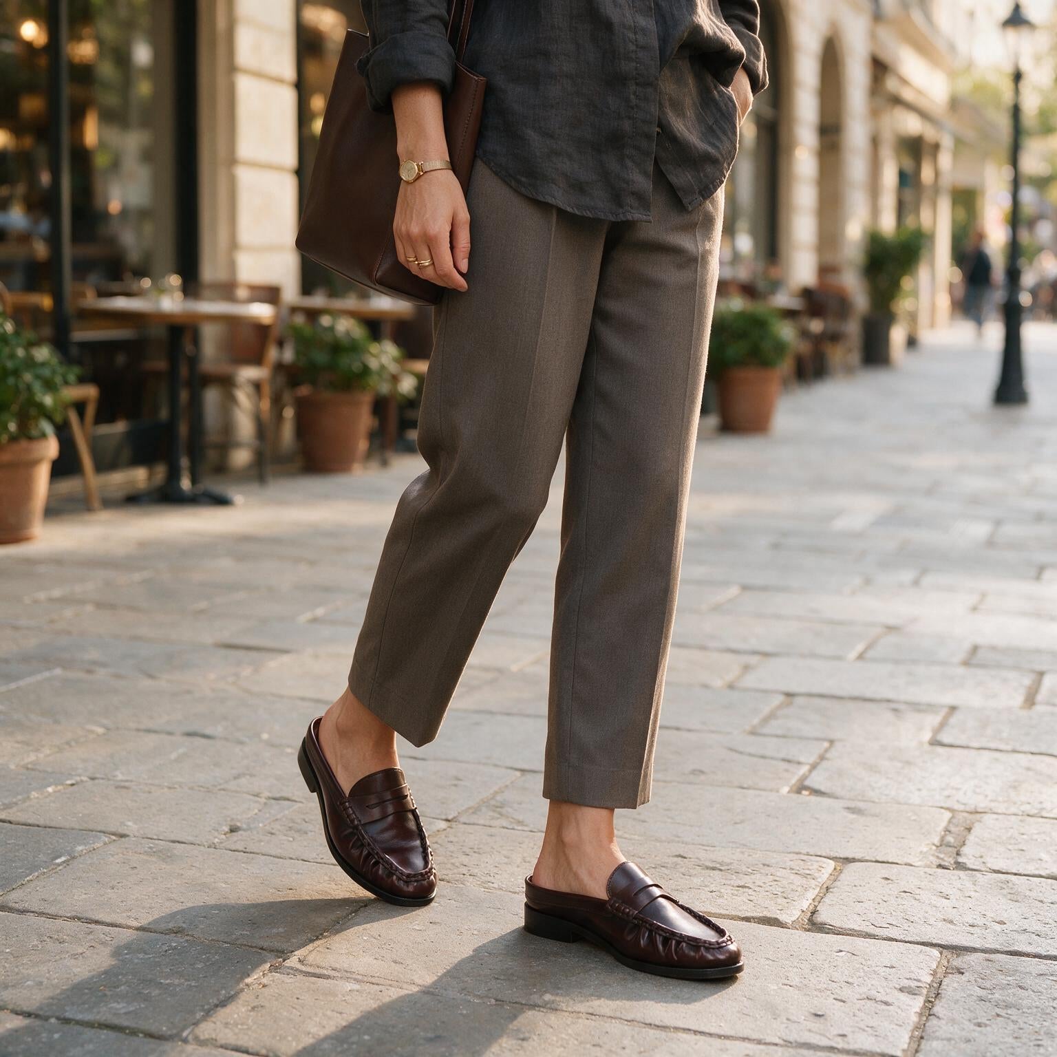 Zapato Casual Trender color Vino para Mujer