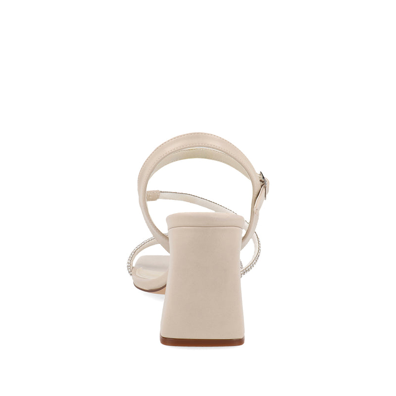 Sandalia De Vestir Trender color Latte para Mujer