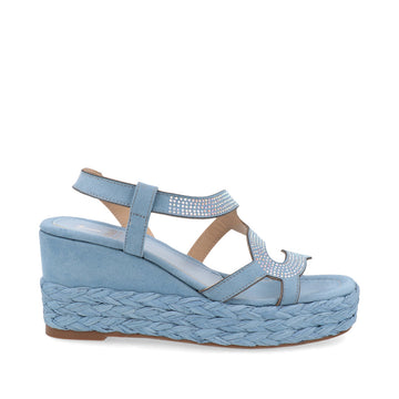 Sandalia Trender color Azul para Mujer