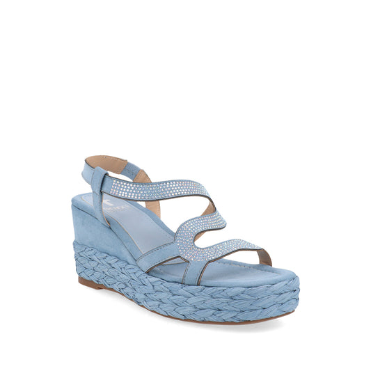 Sandalia Trender color Azul para Mujer