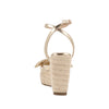 Sandalia Casual con plataforma Trender color Oro para Mujer