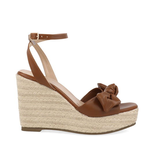 Sandalia Casual con plataforma Trender color Cafe para Mujer