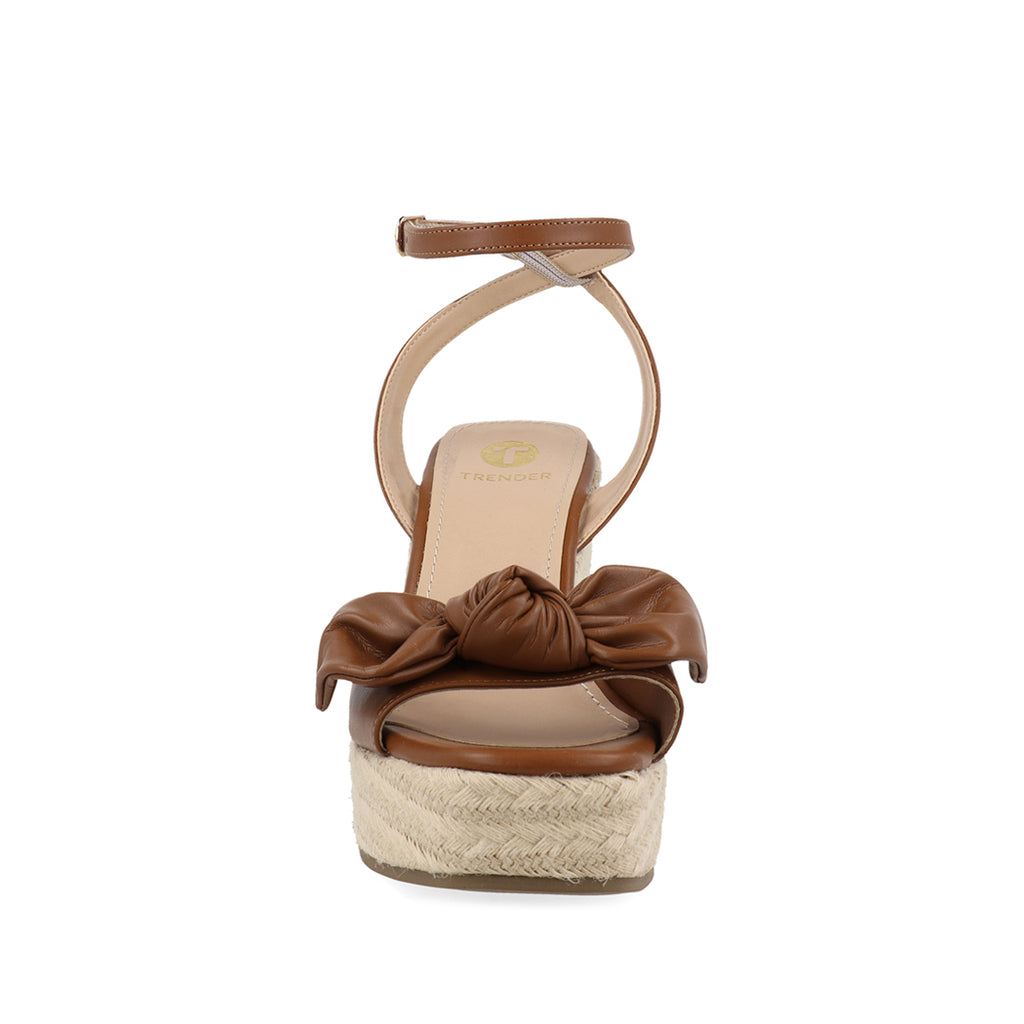 Sandalia Casual con plataforma Trender color Cafe para Mujer