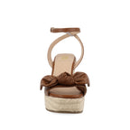 Sandalia Casual con plataforma Trender color Cafe para Mujer