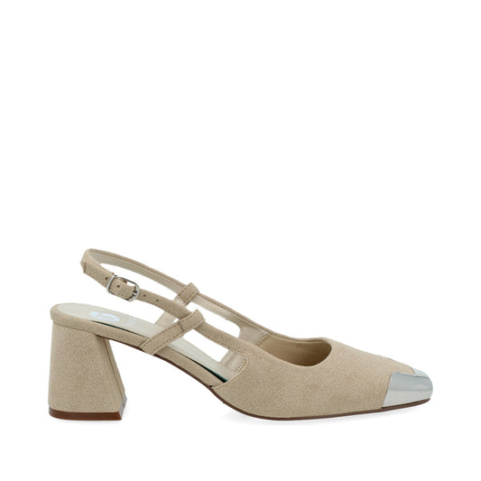 Zapatilla de Vestir Trender color Beige para Mujer