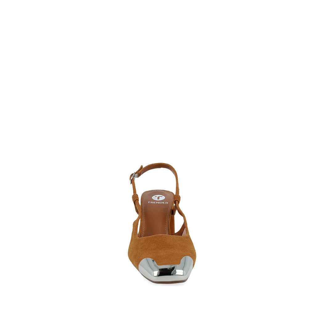 Zapatilla de Vestir Trender color Camel para Mujer