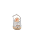 Sandalia Casual Trender color Plata para Mujer