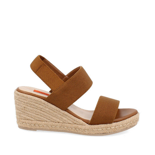 Sandalia Casual Trender color Tabaco para Mujer